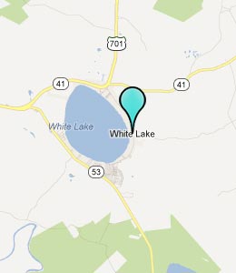 Map of White Lake, NC hotels