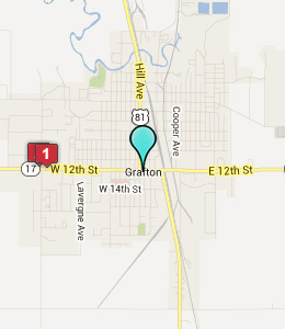 Map of Grafton, ND hotels