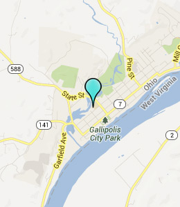 Map of Gallipolis, OH hotels