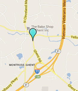 Map of Ghent, OH hotels