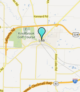 Map of Lodi, OH hotels