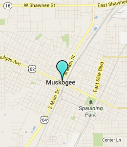 Map of Muskogee, OK hotels