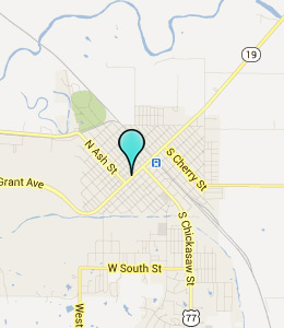 Map of Pauls Valley, OK hotels