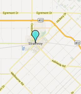 Map of Strathroy, ON hotels