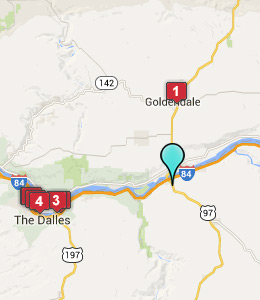 Map of Biggs Junction, OR hotels