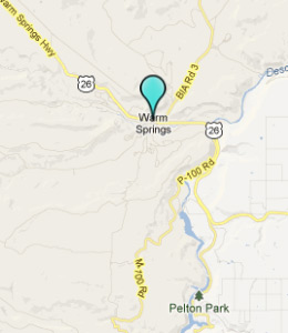 Map of Warm Springs, OR hotels