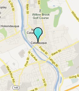 Map of Catasauqua, PA hotels