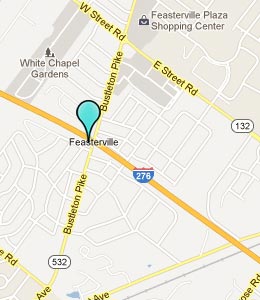 Map of Feasterville, PA hotels