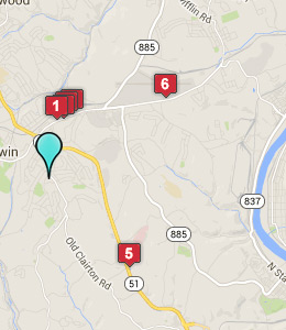 Map of Pleasant Hills, PA hotels