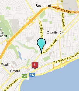 Map of Beauport, QC hotels