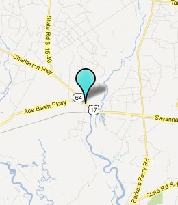 Map of Jacksonboro, SC hotels