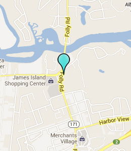 Map of James Island, IN hotels