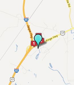 Map of Point South, SC hotels