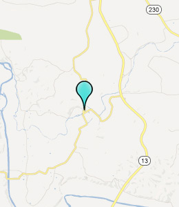 Map of Hurricane Mills, TN hotels