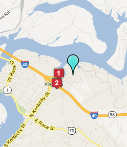 Map of Kingston, TN hotels