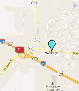 Map of Monteagle, TN hotels