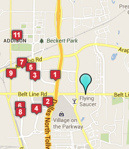 Map of Addison, IN hotels
