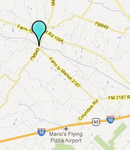 Map of Cat Spring, TX hotels