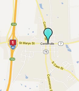 Map of Centerville, TX hotels