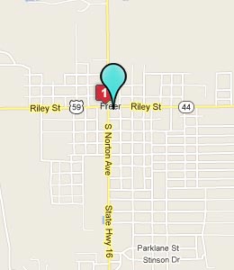 Map of Freer, TX hotels