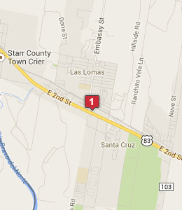 Map of Rio Grande City, TX hotels