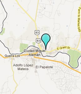Map of Roma, TX hotels