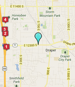 Map of Draper, UT hotels