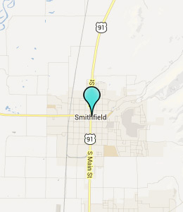 Map of Smithfield, UT hotels