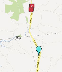 Map of New Church, VA hotels