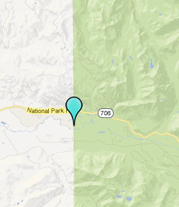 Map of East Ashford, WA hotels