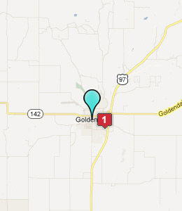 Map of Goldendale, WA hotels