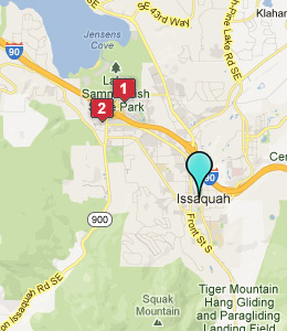 Map of Issaquah, WA hotels