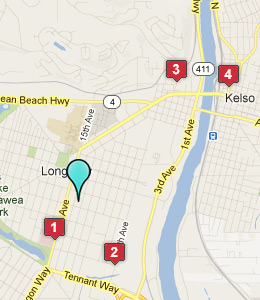 Map of Longview, WA hotels
