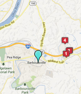 Map of Barboursville, VT hotels
