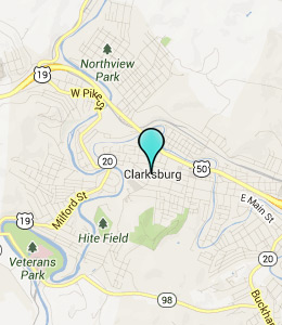Map of Clarksburg, VT hotels