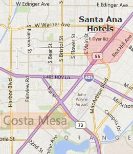 Hotels near Santa Ana Airport SNA, California CA