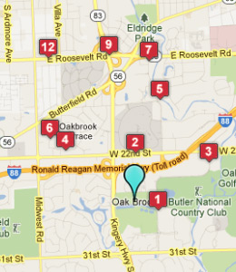 Oak Brook Zip Code Map - Map