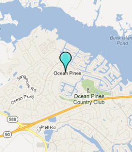 Map Of Ocean Pines Maryland Live Beaches - Bank2home.com