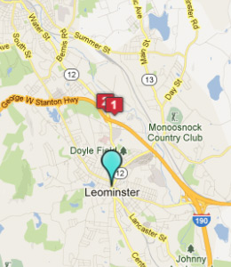 Leominster MA Hotels amp Motels - Map Leominster Ma Hotels 