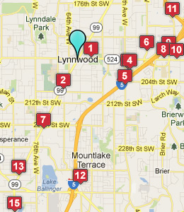 Lynnwood Wa Zip Code Map - United States Map