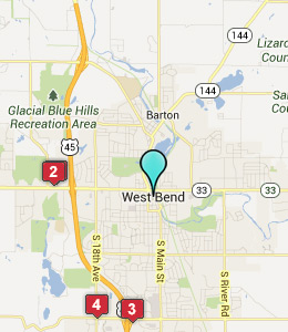 West Bend Wi Zip Code Map - Map